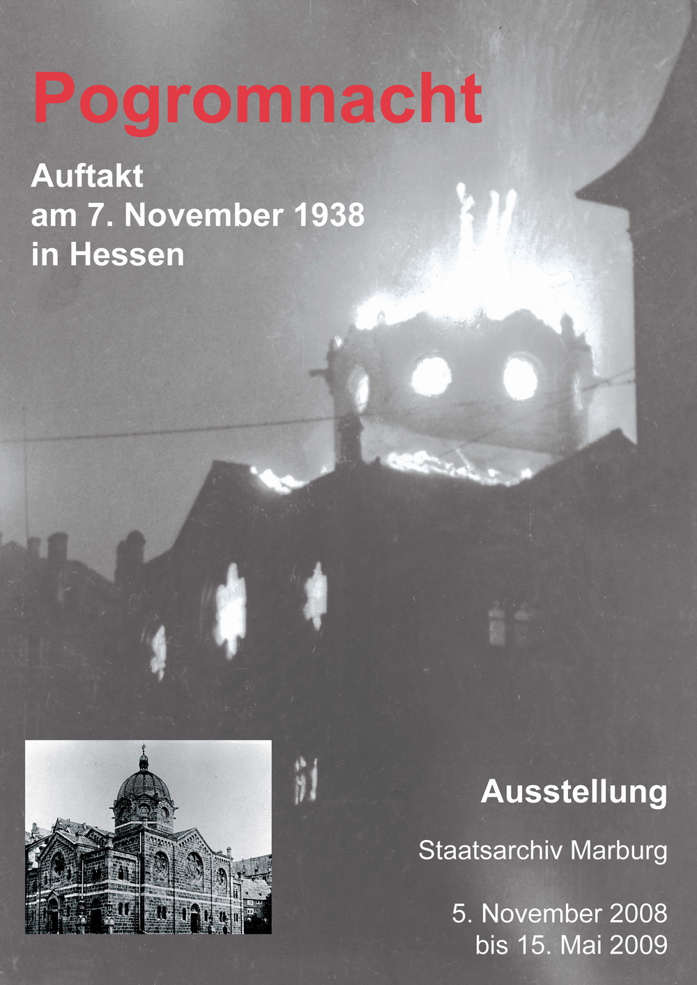 Bild zur Ausstellung Pogromnacht - Auftakt am 7. November 1938 in Hessen