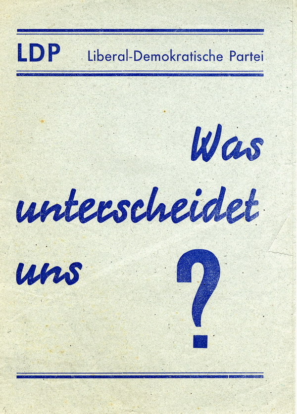 Bild zum Dokument LDP-Flugblatt: Was unterscheidet uns? zu den hessischen Kommun