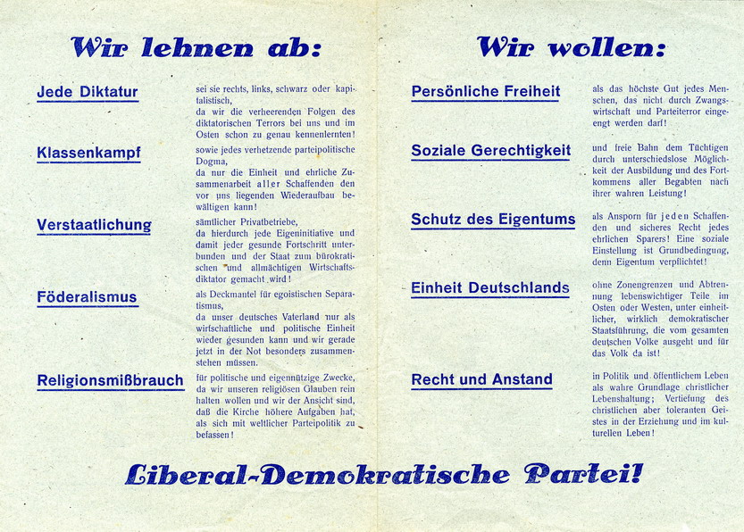 Bild zum Dokument LDP-Flugblatt: Was unterscheidet uns? zu den hessischen Kommun