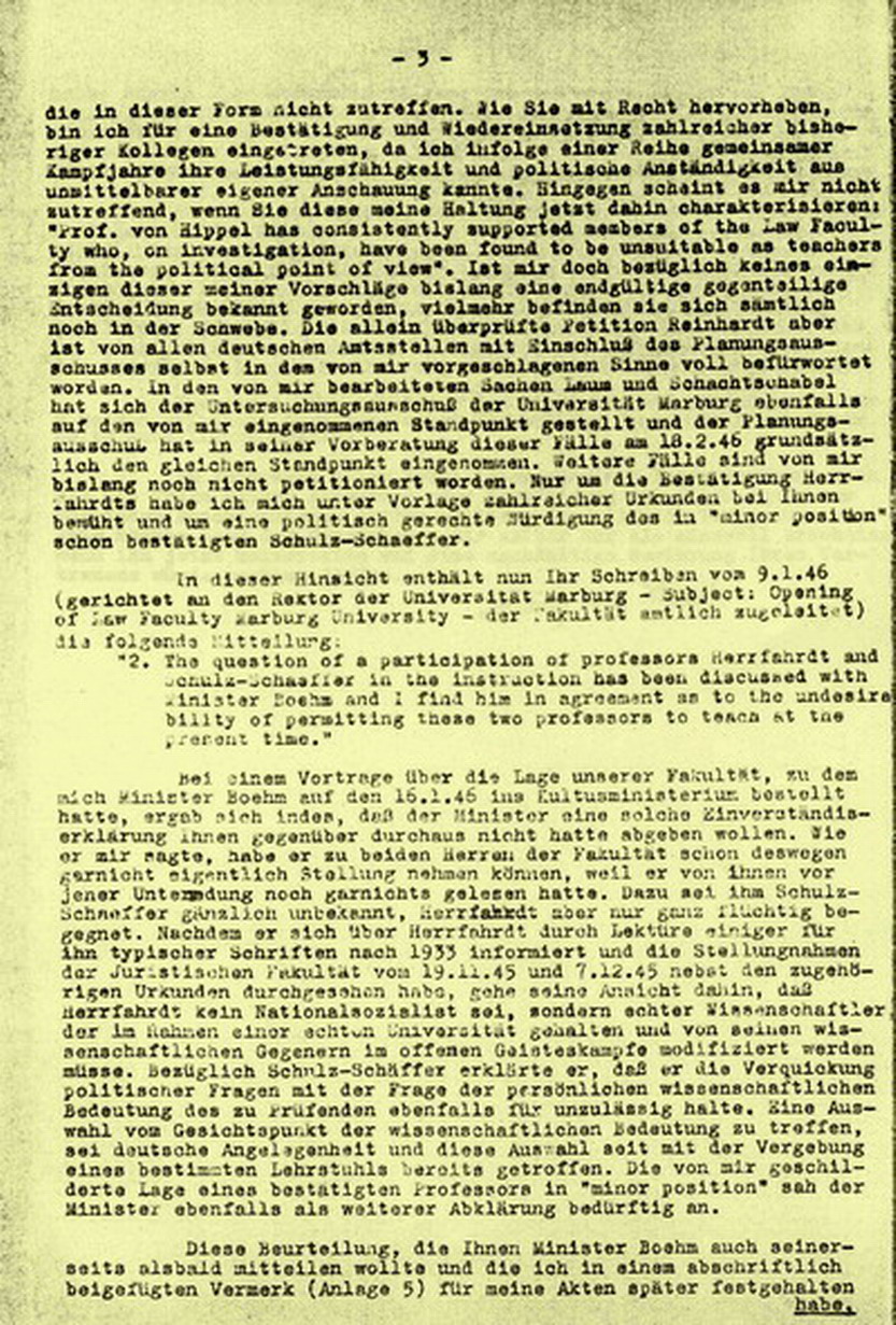 Bild zum Dokument Brief Fritz von Hippels an Edward Y. Hartshorne, 27. Februar 1