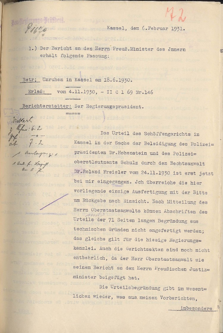 Bild zum Dokument Zusammenfassung des Urteils im Freisler-Prozess und Einschätzu