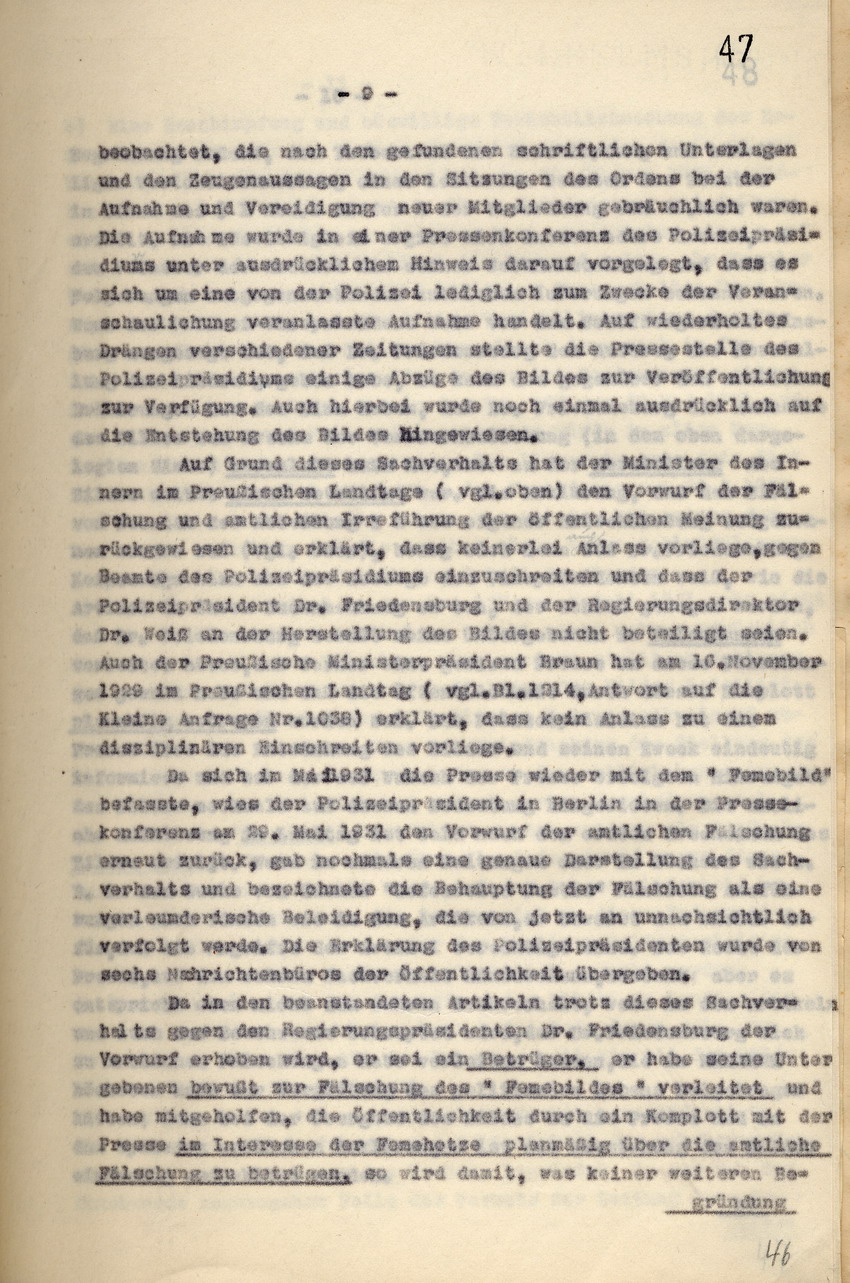 Bild zum Dokument Gerichtsurteil: Veröffentlichungsverbot der nationalsozialisti