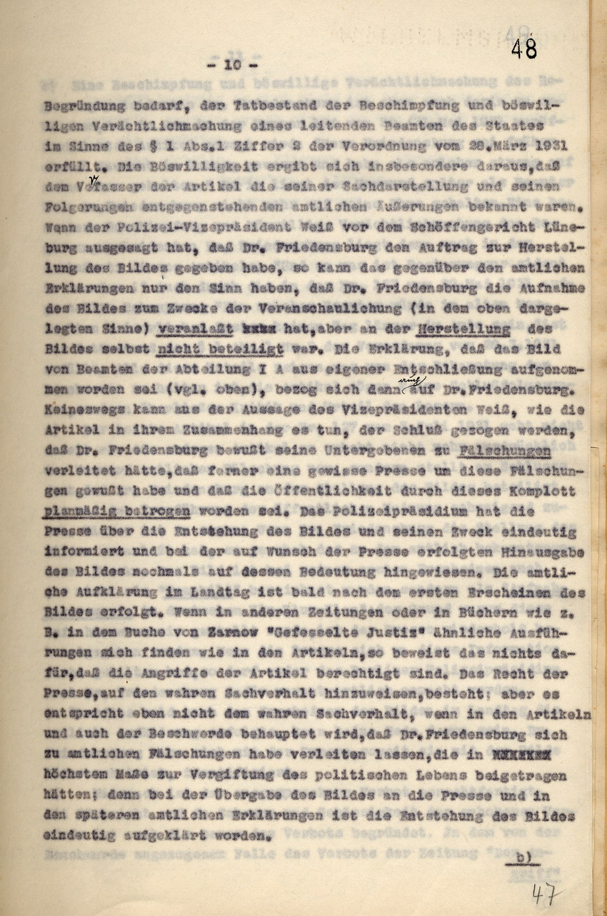 Bild zum Dokument Gerichtsurteil: Veröffentlichungsverbot der nationalsozialisti