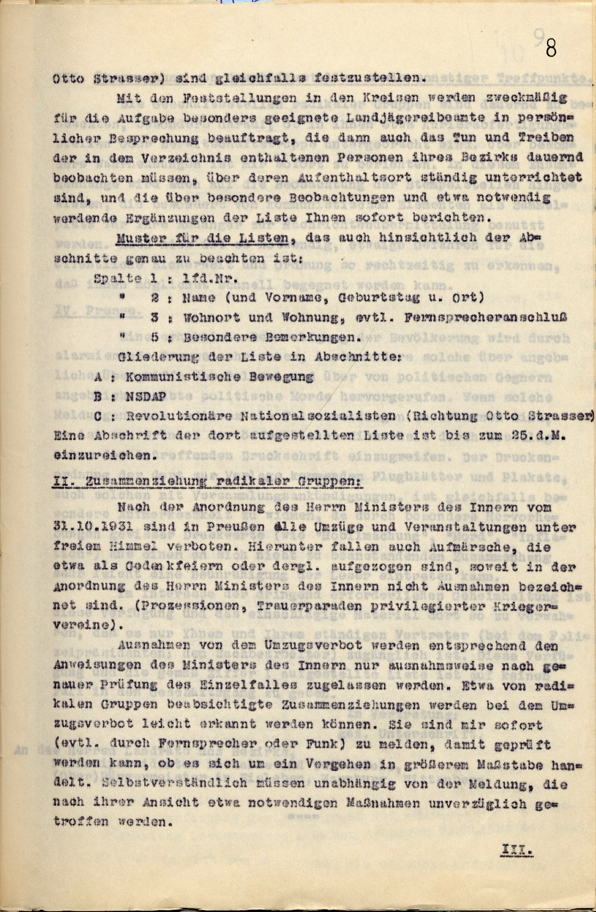 Maßnahmen (2) Bild zum Dokument Maßnahmenkatalog des Nachrichtendienstes zur Erfassung und Übe