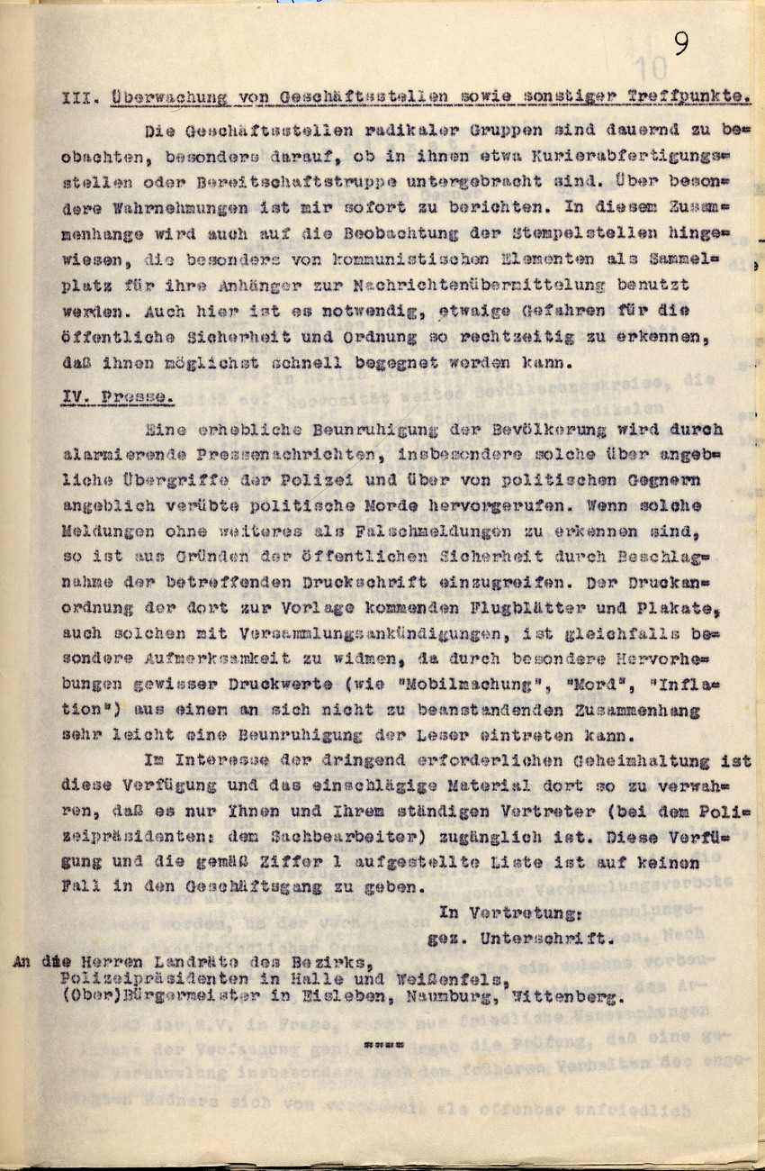 Maßnahmen (5) Bild zum Dokument Maßnahmenkatalog des Nachrichtendienstes zur Erfassung und Übe