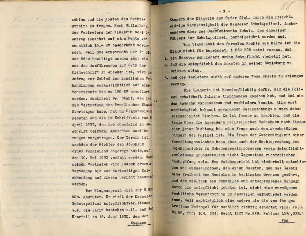 Bild zum Dokument Stellungnahme des Kommissarischen Regierungspräsidenten zur Za