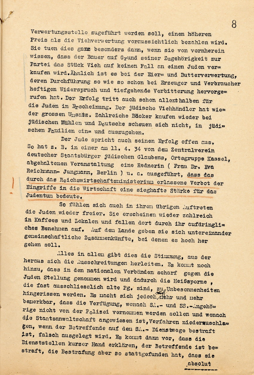 Bericht (3) Bild zum Dokument Bericht des Polizeipräsidenten von Übergriffen auf jüdische Mi