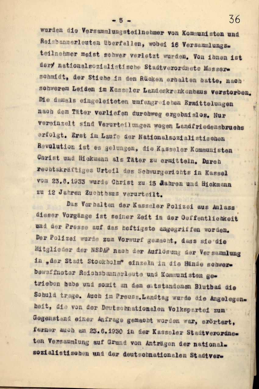 Bild zum Dokument Anwaltskanzlei Rocholl: Klageschrift an das Landgericht Kassel