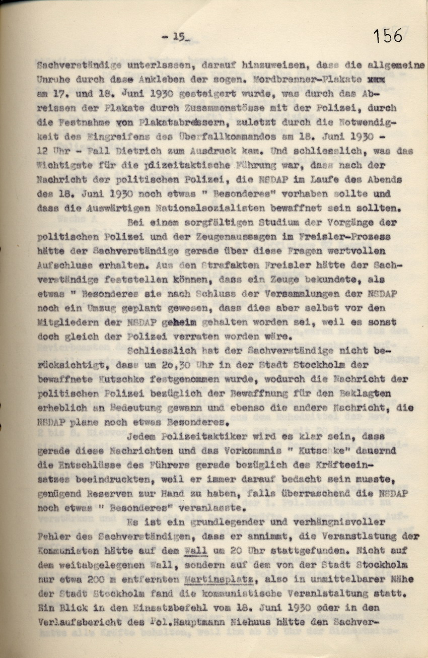 Bild zum Dokument Rechtsanwalt Isele: Erwiderung auf den Schriftsatz der Anwalts