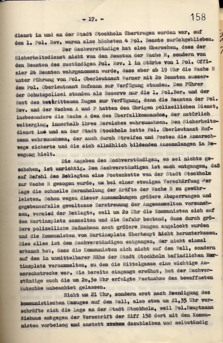 Bild zum Dokument Rechtsanwalt Isele: Erwiderung auf den Schriftsatz der Anwalts