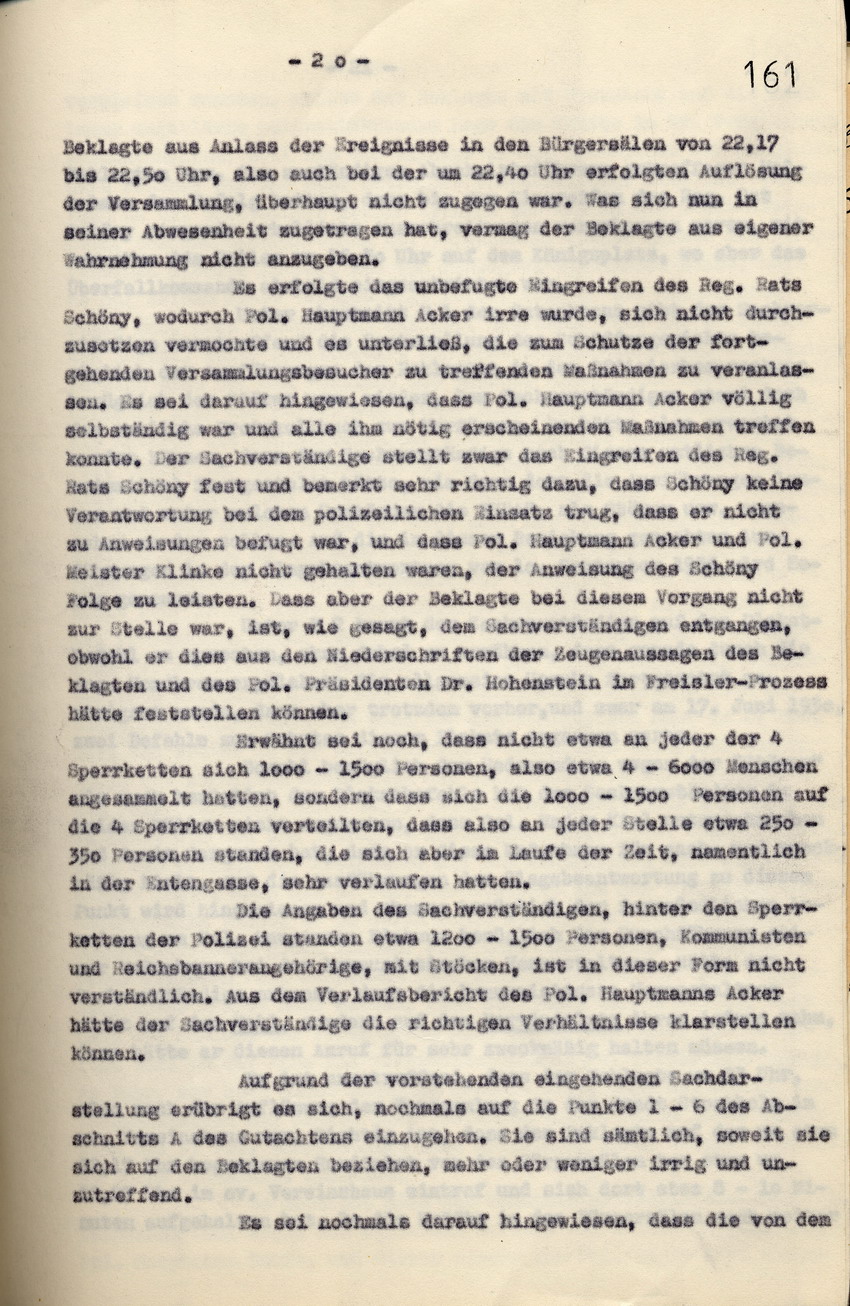 Bild zum Dokument Rechtsanwalt Isele: Erwiderung auf den Schriftsatz der Anwalts