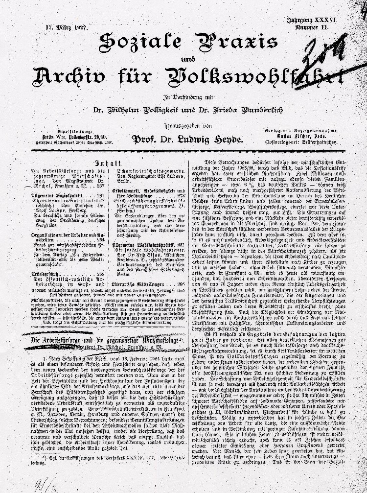 Bild zum Dokument Kritik an der Einrichtung von Erwerbsmöglichkeiten für erwerbs