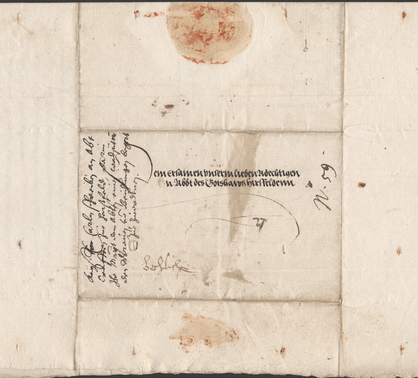 Ernennung des Grafen Friedrich v. Beichlingen, Chorbischofs zu Köln, zum Koadjutor am Stift Hersfeld durch Kaiser Karl V. und König Ferdinand, 1540