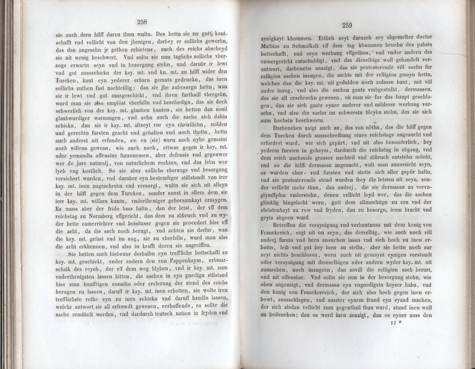 Bericht des Vicekanzlers Naves an die Königin Maria über eine Verhandlung mit dem Landgrafen von Hessen, Tag vor Pfingsten 1538