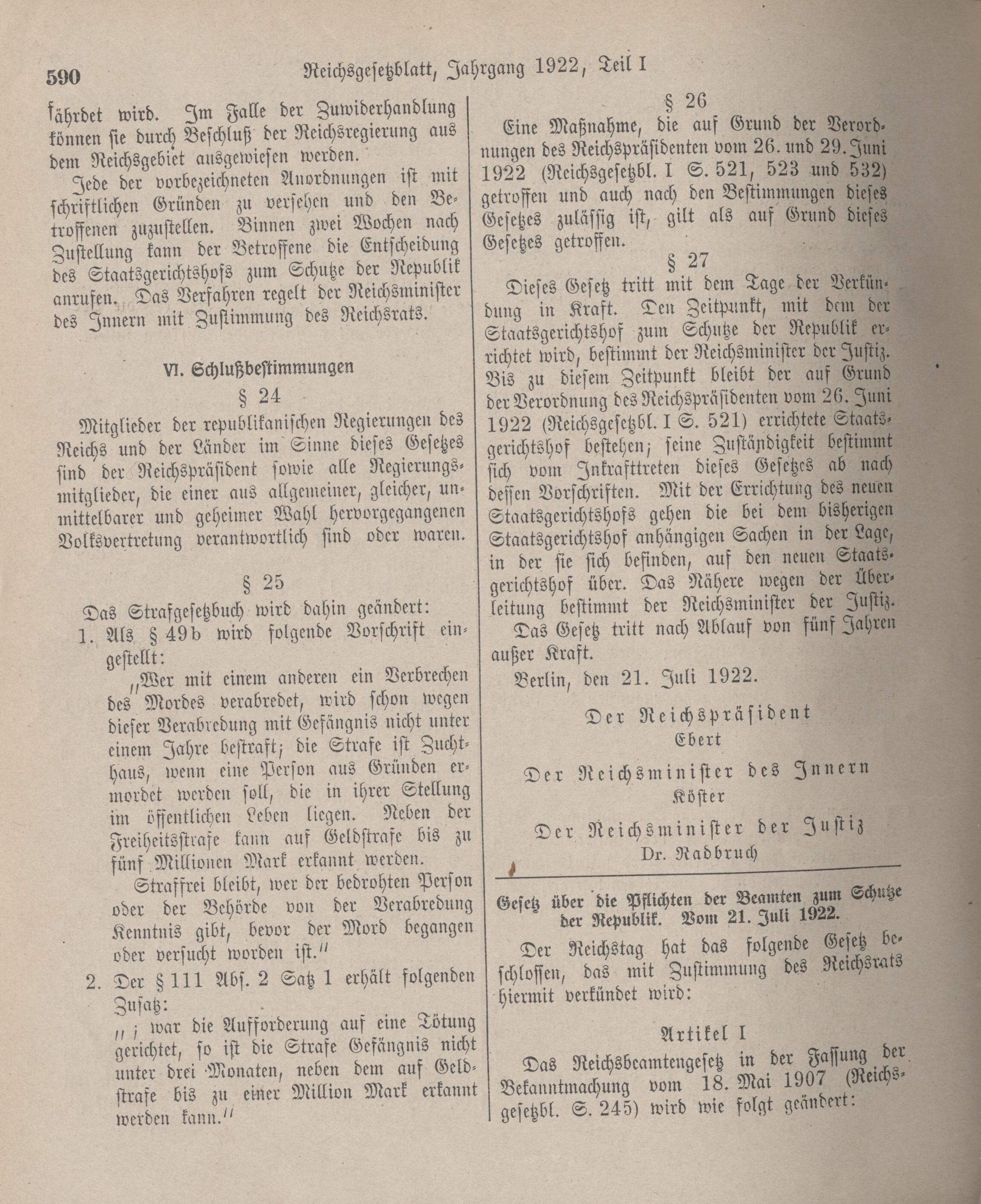 Republikschutzgesetz