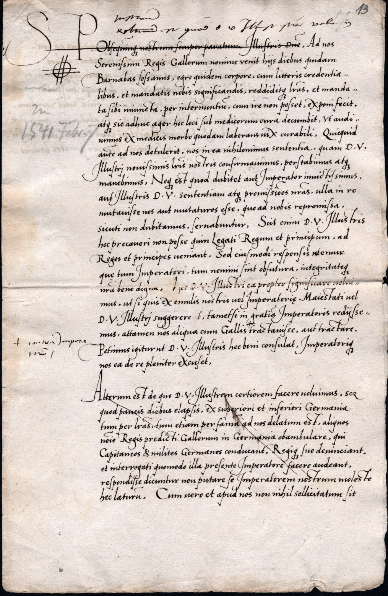 Granvella an Landgraf Philipp I., 7. Februar 1541
