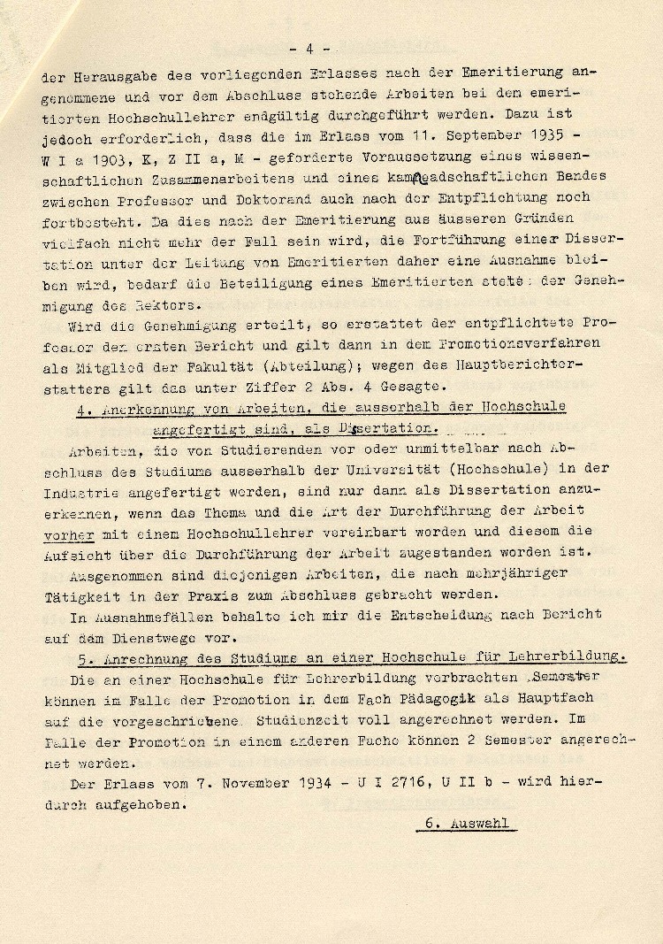 Bild zum Dokument Regelung des Promotionsverfahrens