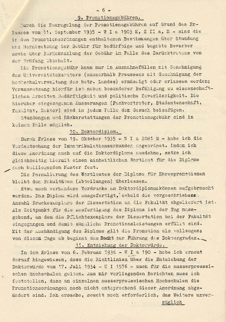 Bild zum Dokument Regelung des Promotionsverfahrens
