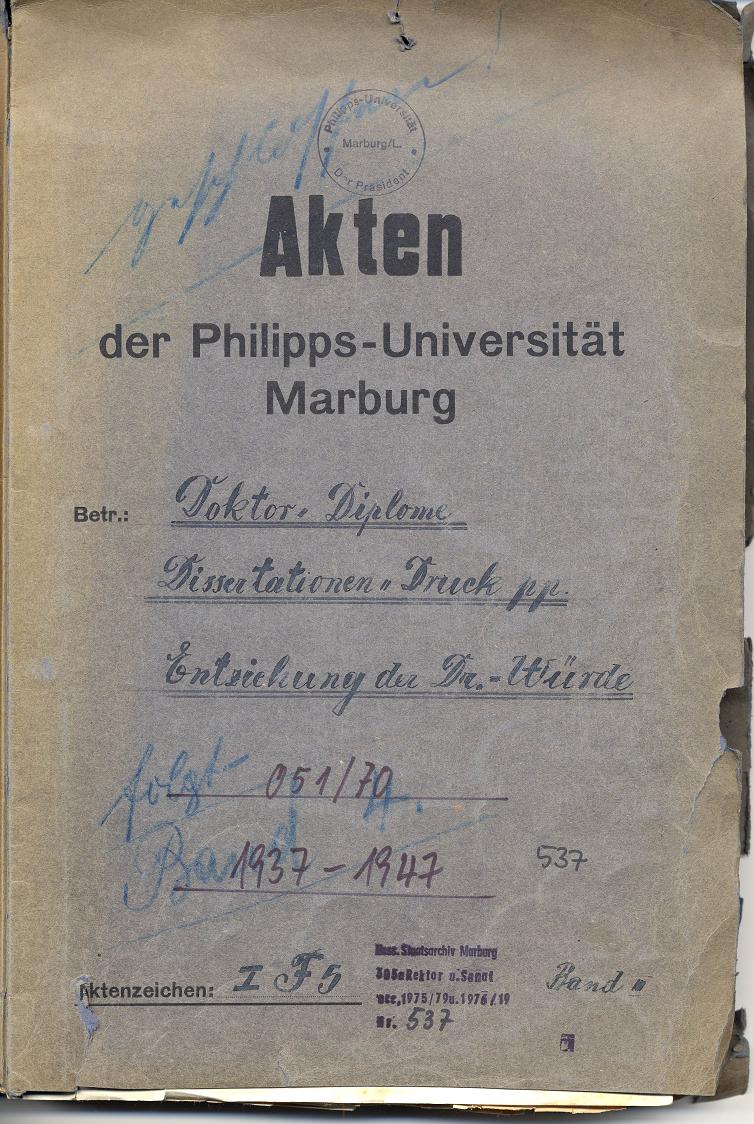 Bild zum Dokument Aktendeckel