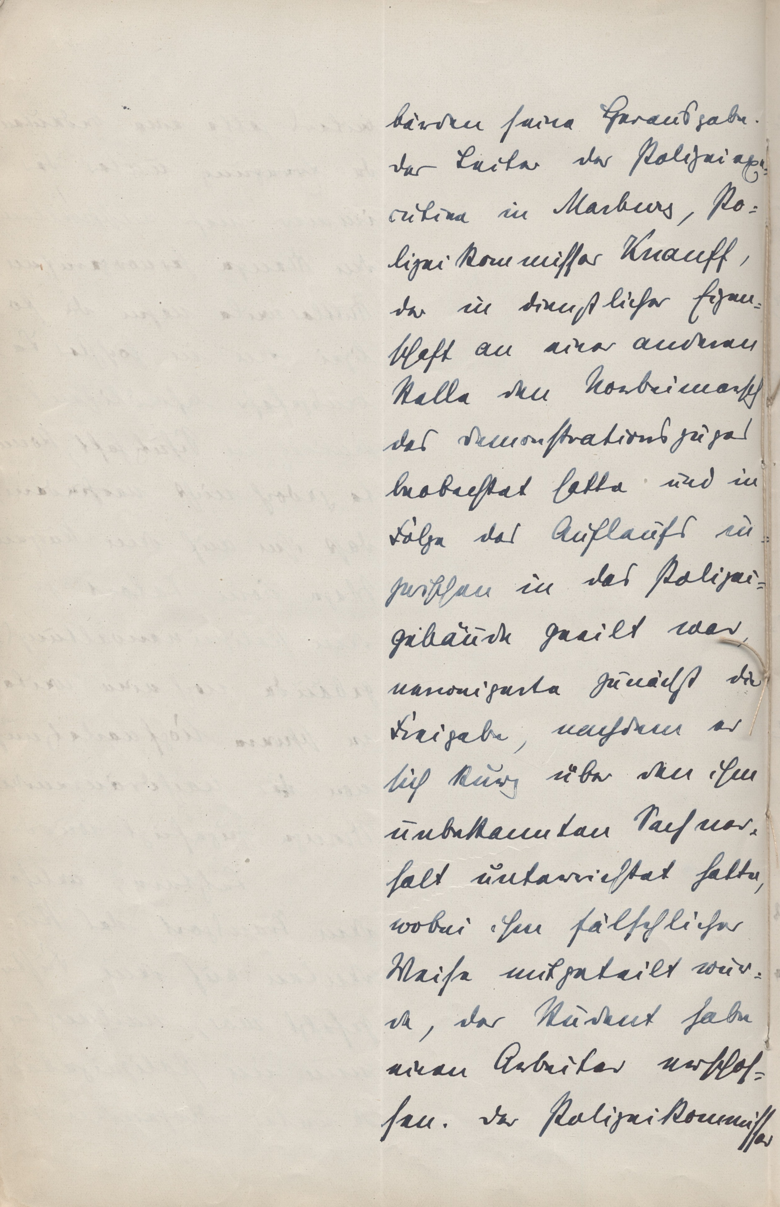 Ermittlungbericht an den Innenminister vom 30. August 1922