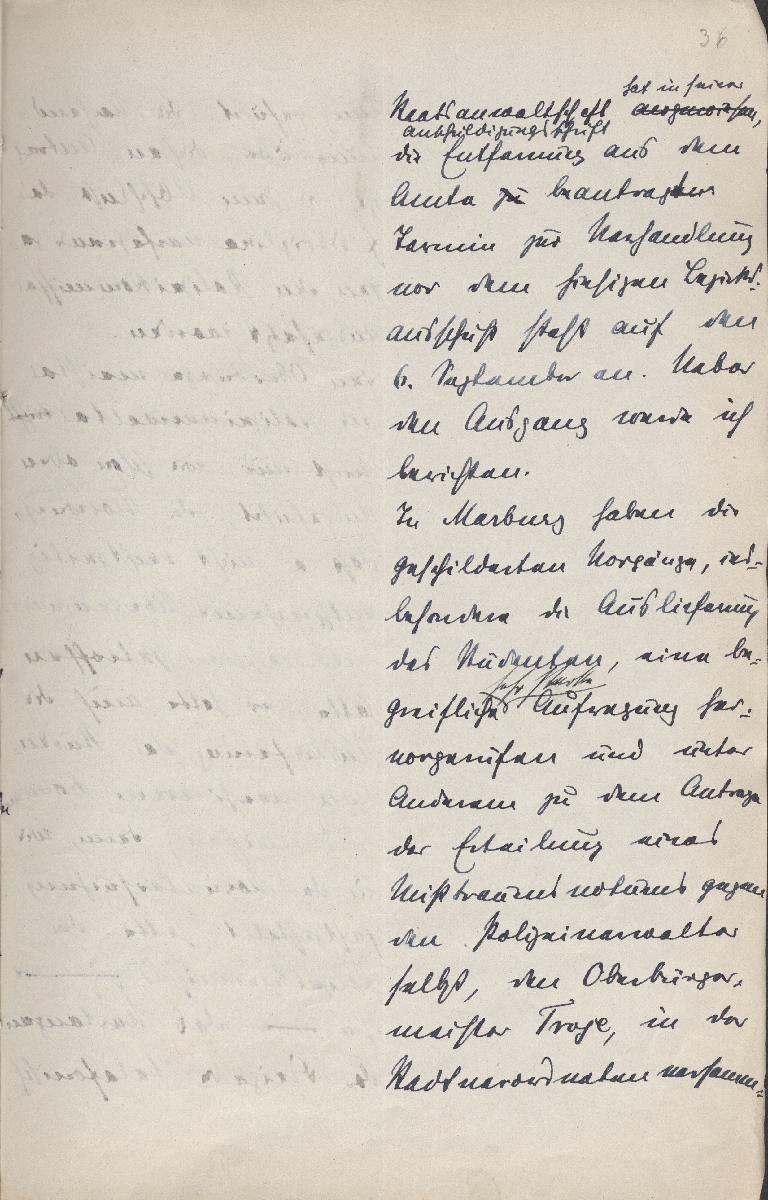 Ermittlungbericht an den Innenminister vom 30. August 1922