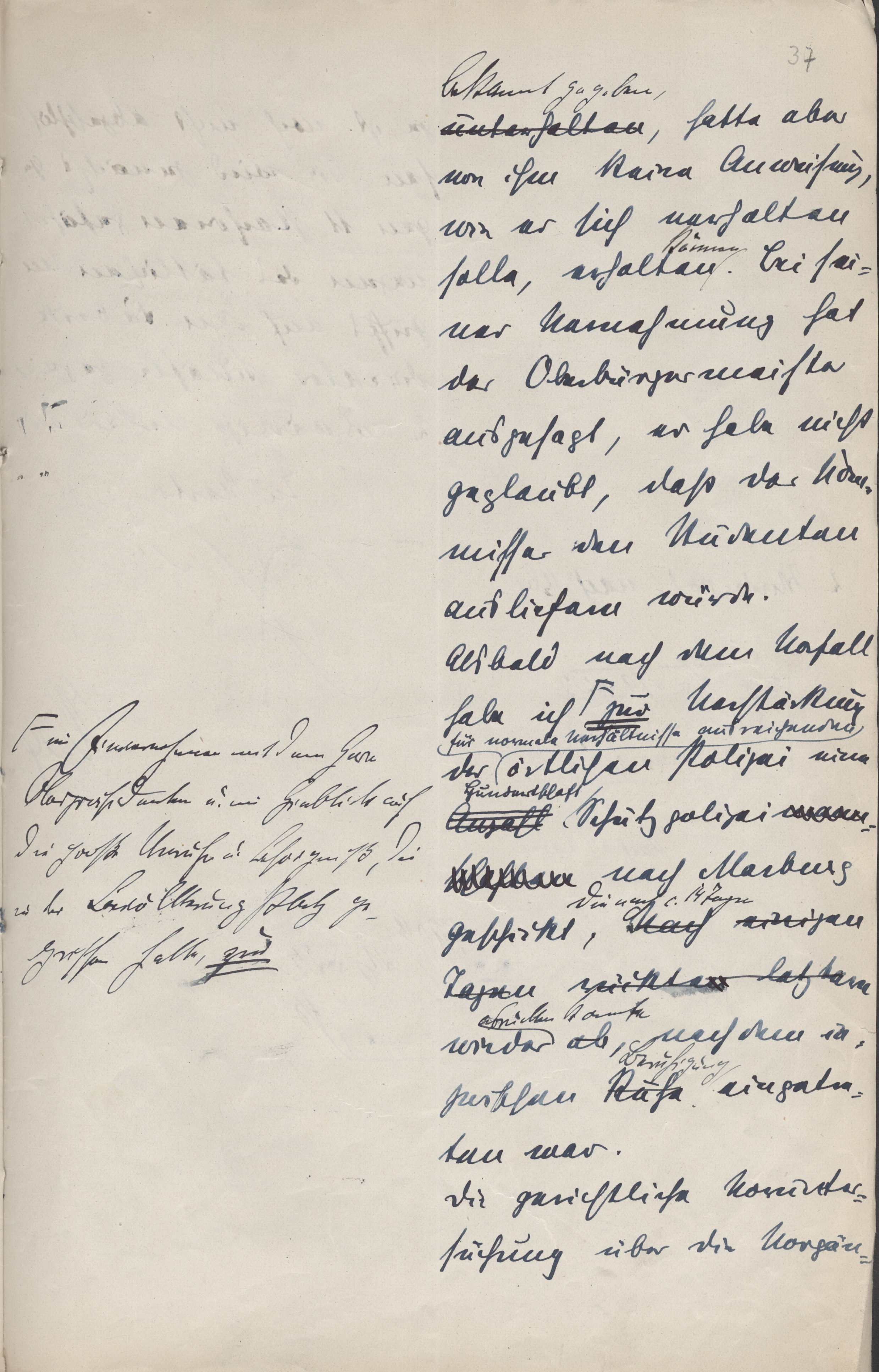 Ermittlungbericht an den Innenminister vom 30. August 1922