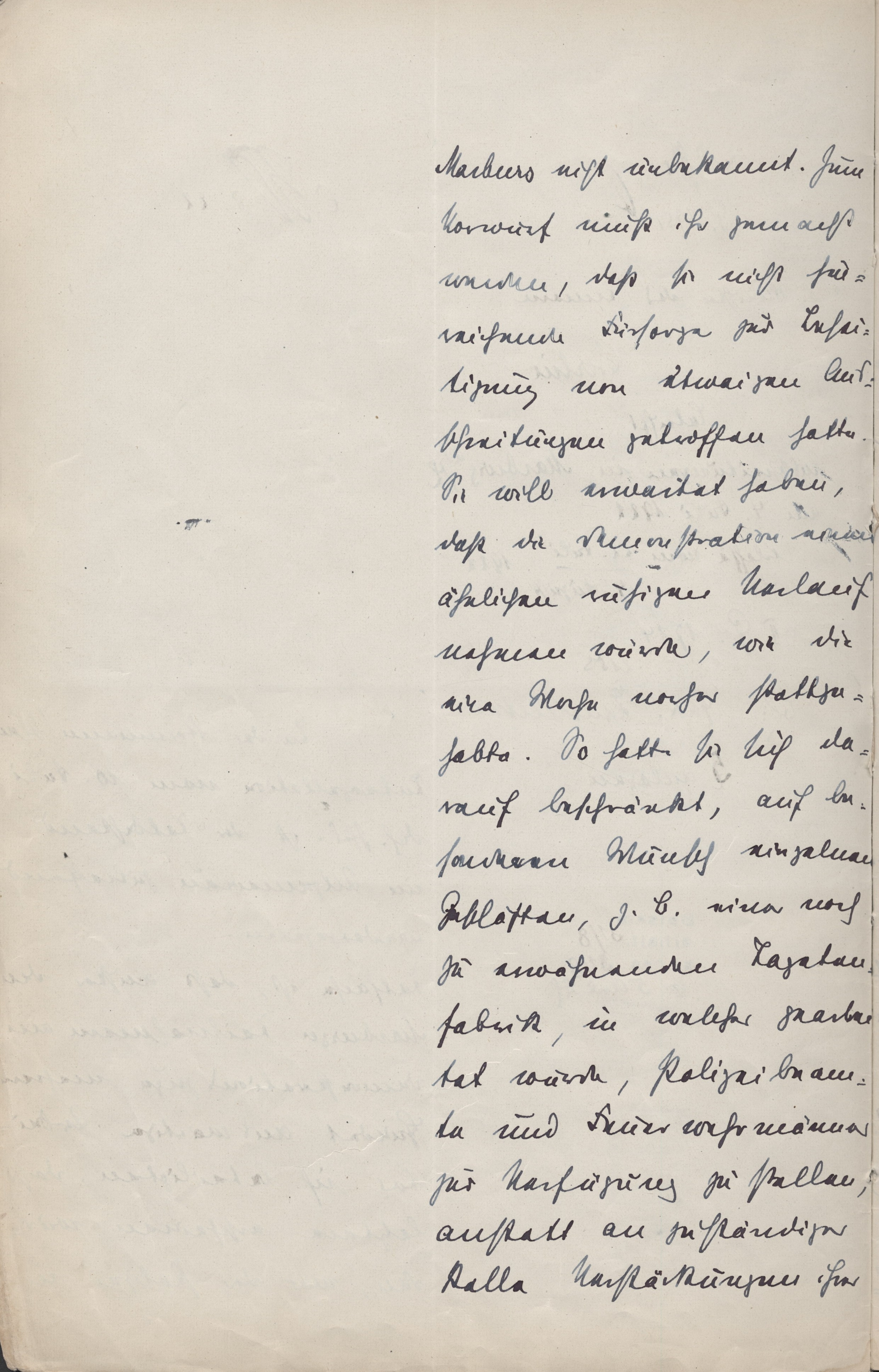 Ermittlungbericht an den Innenminister vom 30. August 1922