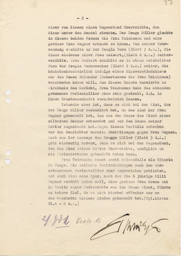 Schreiben des Landrats in Marburg an die GeStaPo in Kassel. Ermittlungen über den Diebstahl von Schmuck während der Ausschreitungen gegen Juden, 10. Januar 1939