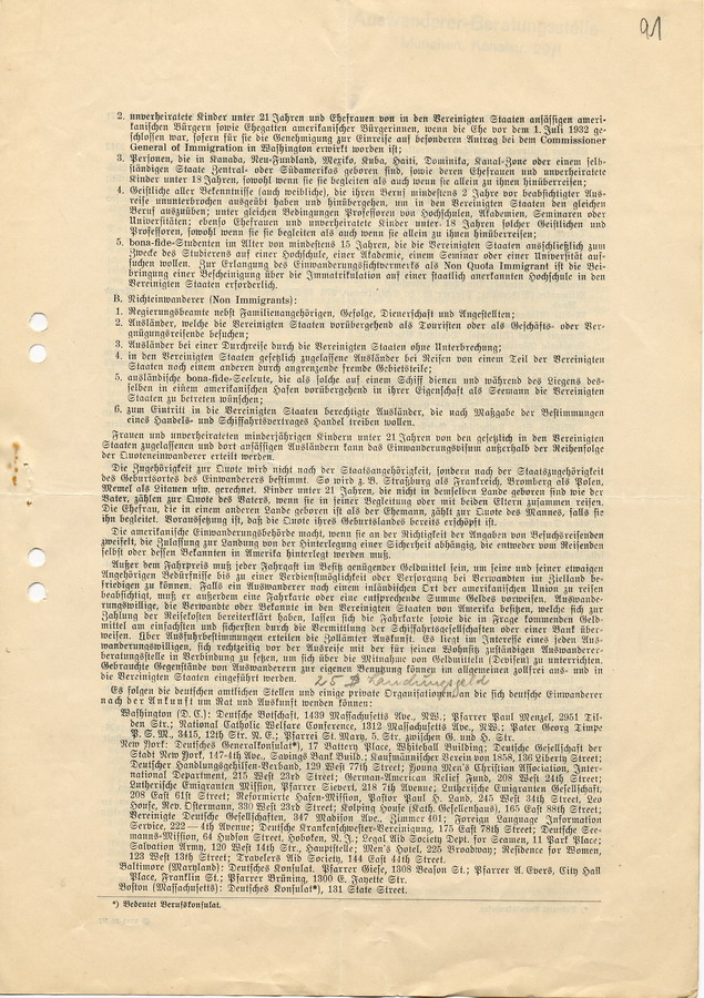 Weiterleitung eines Schreibens der Auswanderer-Beratungsstelle in München an den Bürgermeister in Lohr an den Landrat in Fritzlar. Antwort auf eine Anfrage über Cäzilie Katz, 6. März 1937