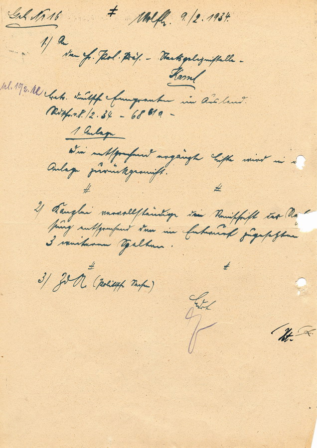 Anordnung des Preußischen Ministerpräsidenten die Rückwanderung deutscher Emigranten aus dem Ausland betreffend, 5. Februar 1934