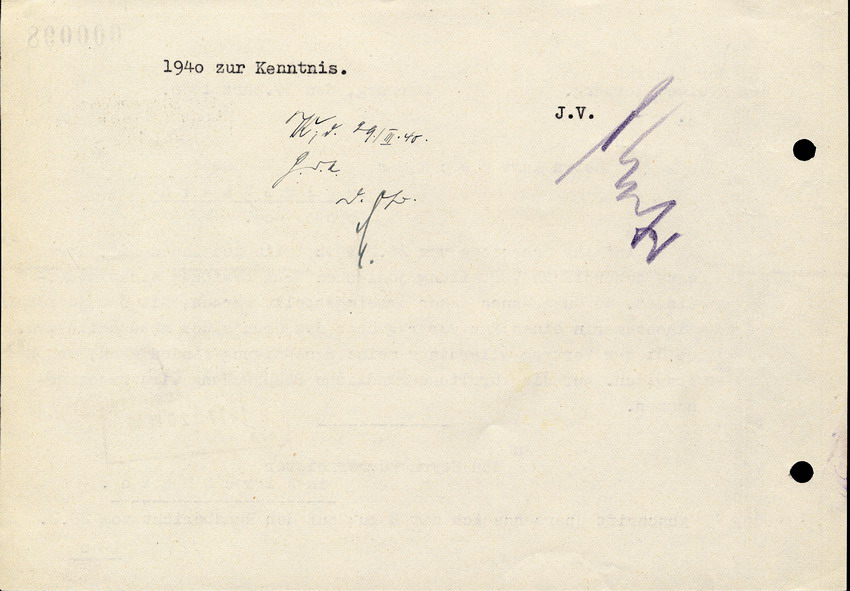 Der Landrat in Marburg an Herrn Kurt Becker in Kirchhain, btr. "behördliche Verteilung von jüdischen Grundbesitz", 27. März 1940.
