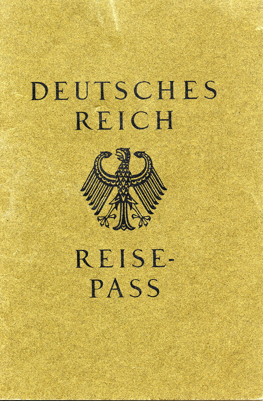 Reisepass von Arthur Katz, gültig vom 14. November 1935 bis 14. November 1936.
