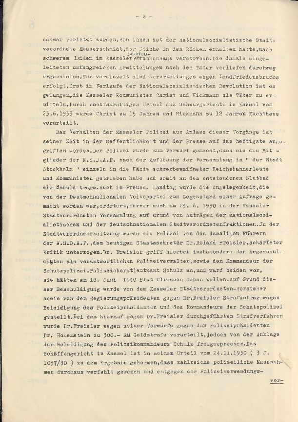 Bild zum Dokument Dienststrafsache gegen Dr. Hohenstein: Aberkennung des Ruhegeh
