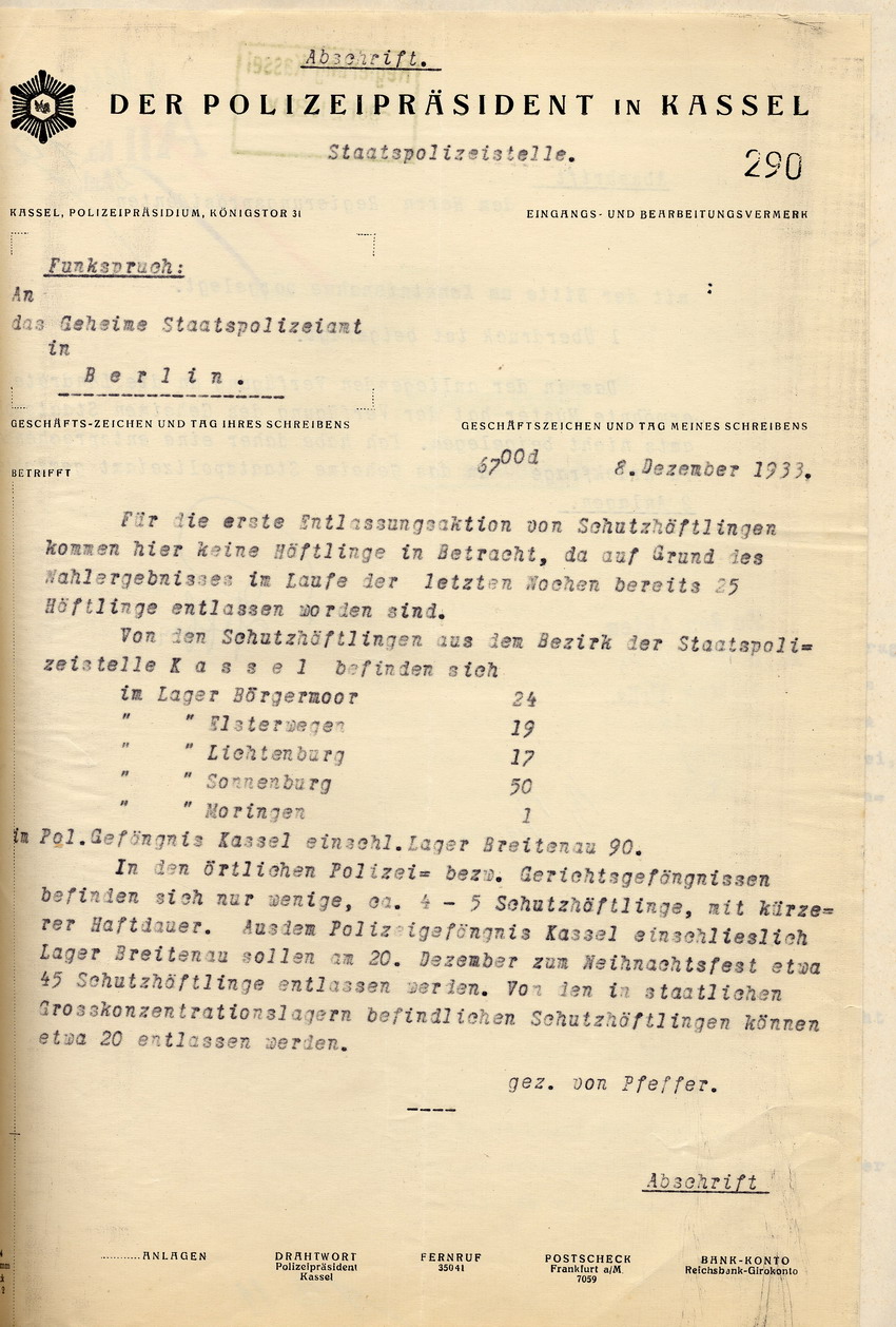 Weitergabe Entlassungsaktion (2) Bild zum Dokument Weiterleitung der Mitteilung zur Durchführung der geplanten En