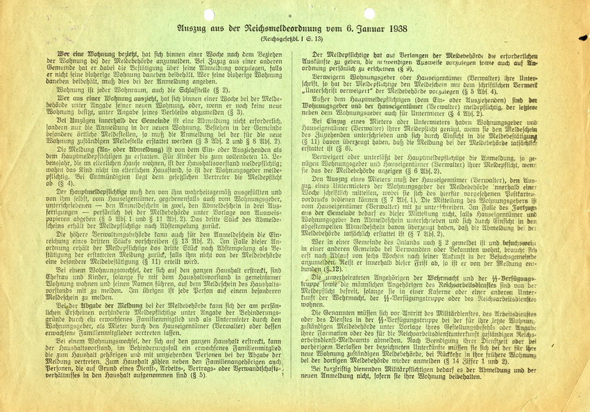 Schreiben des Bürgermeisters von Wetter an den Landrat in Marburg mit der Auflistung von ortsansässigen Juden, 18. April 1940