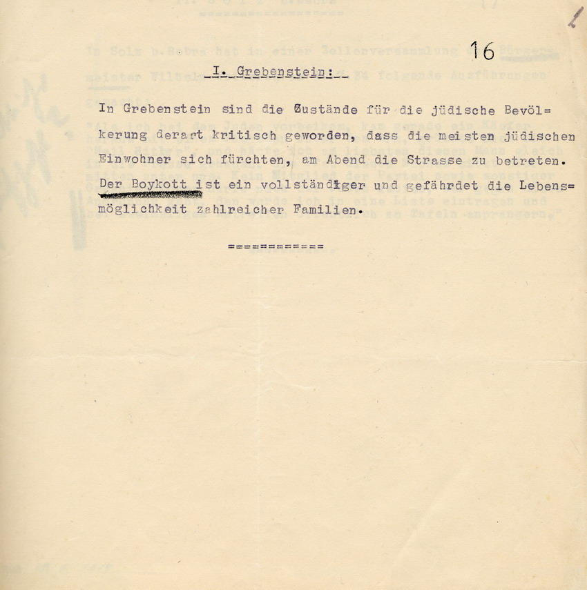 Schreiben des Rechtsanwalts Theodor Dellevie an den Regierungspräsidenten in Kassel; von Mombart, betr. antijüdische Vorfälle im Regierungsbezirk Kassel, 20. Juli 1934
