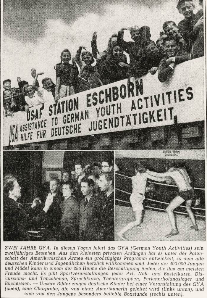 Bild zum Dokument Zeitungsartikel: "Zwei Jahre GYA" in Eschborn