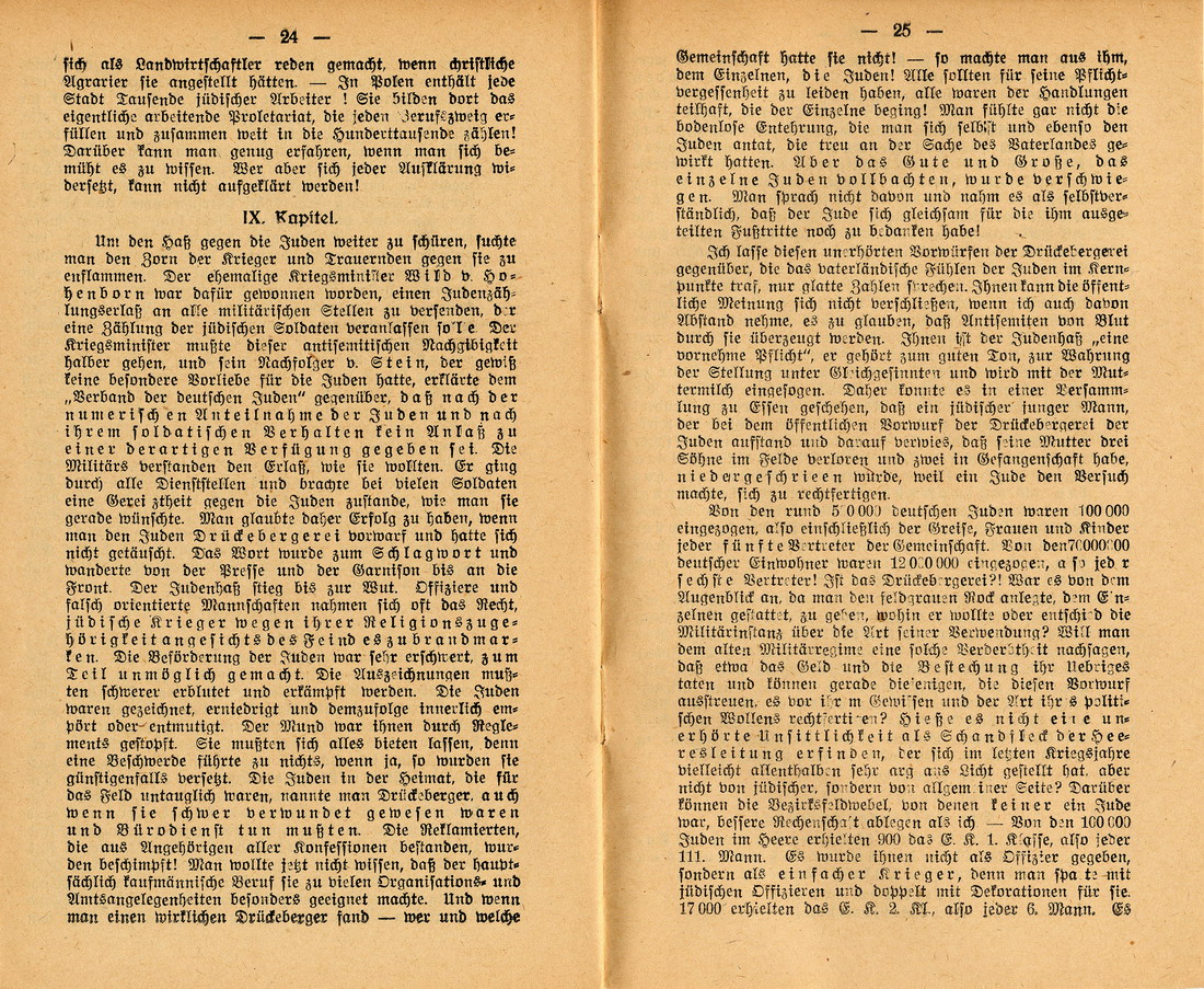 "Juden, Weltkrieg, Revolution" von Bruno Lange aus dem Jahre 1919