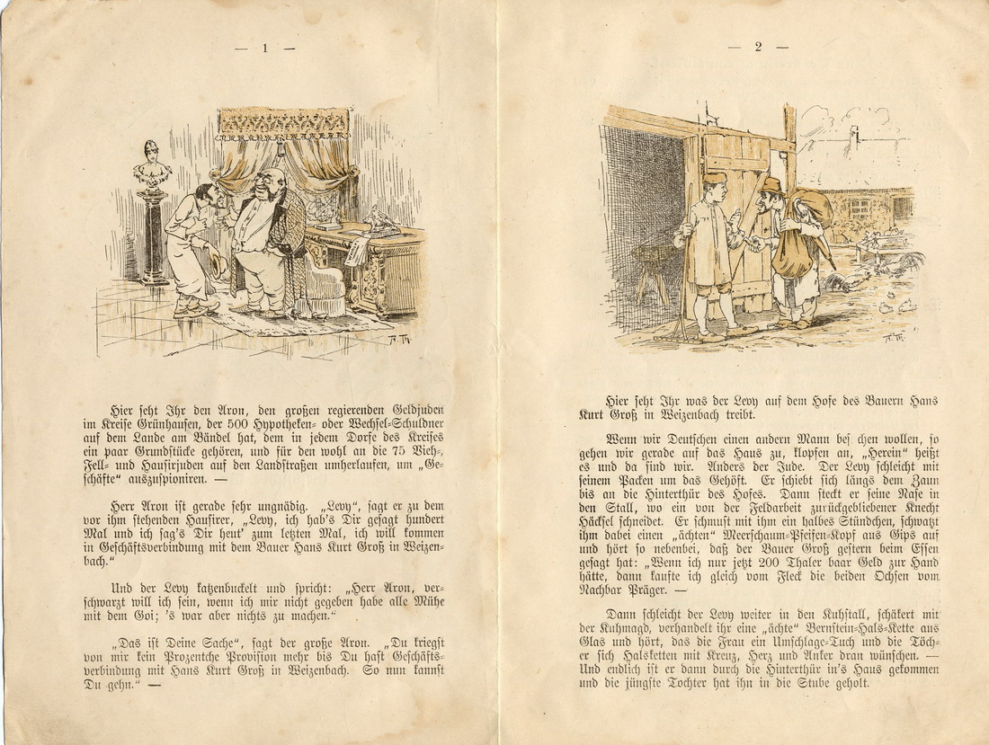 Die Bauernwürger - Eine Geschichte mit zwölf Bildern aus dem Leben, Leipzig o. J.
