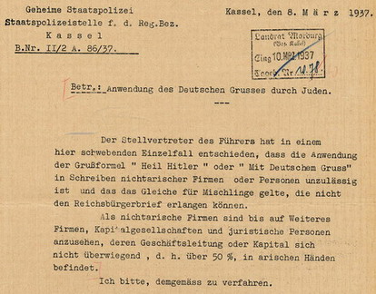 180 Marburg 4824: Judenangelegenheiten 1935-1938 Bd. 2 180 Marburg 4824: Judenangelegenheiten 1935-1938 Bd. 2