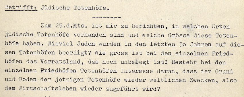 180 Marburg 4831: Israelische Totenhöfe im Landkreis Marburg 1940 - 1942 180 Marburg 4831: Israelische Totenhöfe im Landkreis Marburg 1940 - 1942